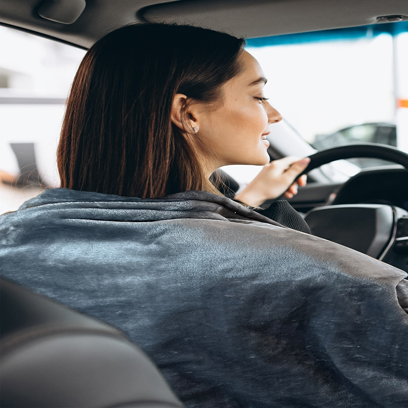 Zemra 12V Heated Car Blanket - Soft Flannel with Overheat Protection for Warmth on the Go 6