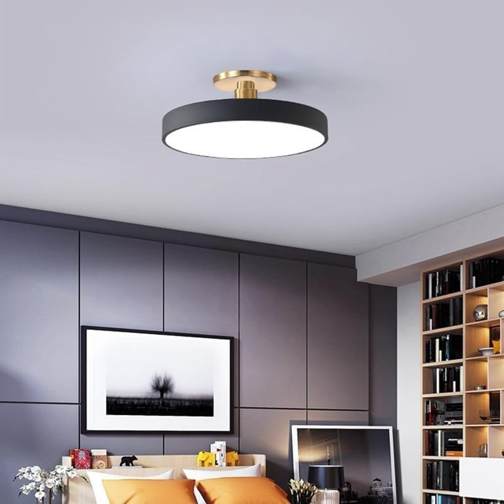 Orbis Flush Mount Ceiling Light - Adjustable LED Fixture with Minimalist Design for Soft Overhead Lighting 4
