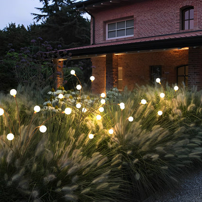 Solar-Powered Firefly Garden Lights - Waterproof LED Lanterns for Romantic Outdoor Ambiance 8