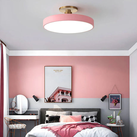 Orbis Flush Mount Ceiling Light - Adjustable LED Fixture with Minimalist Design for Soft Overhead Lighting 3