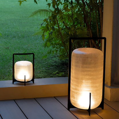 Lumos Waterproof LED Outdoor Lantern - Modern Solar Garden Light with High Light Transmittance 2