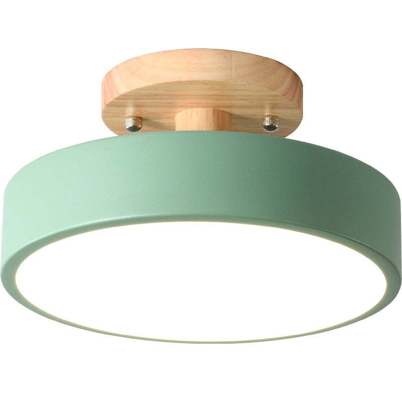 Alaric Modern LED Ceiling Lamp - Stylish Wood & Acrylic Design for Cozy Lighting 13