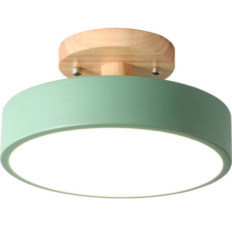 Alaric Modern LED Ceiling Lamp - Stylish Wood & Acrylic Design for Cozy Lighting 13