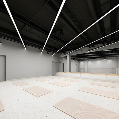 Modern LED Strip Light Set - 6-Piece 120 cm Aluminum Ceiling Lights with Versatile Installation 5
