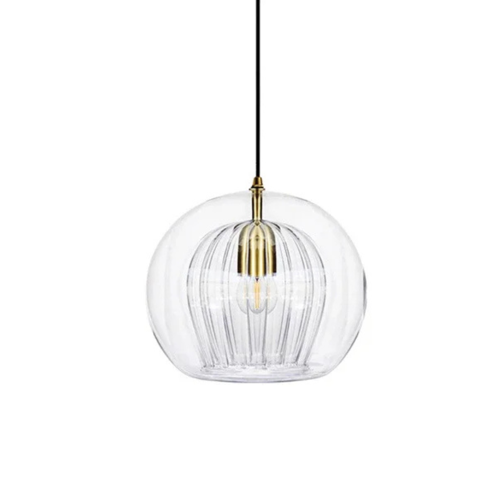 Zenelle Smoked Glass Light Pendant