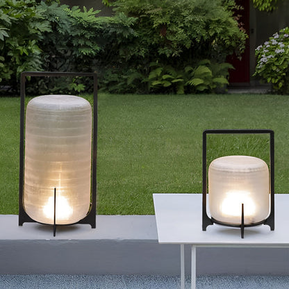 Lumos Waterproof LED Outdoor Lantern - Modern Solar Garden Light with High Light Transmittance 3