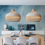 Artisan Woven Rattan Pendant Light with Softened Structure - Elegant Kitchen Pendant Lighting for Warm Ambiance 12
