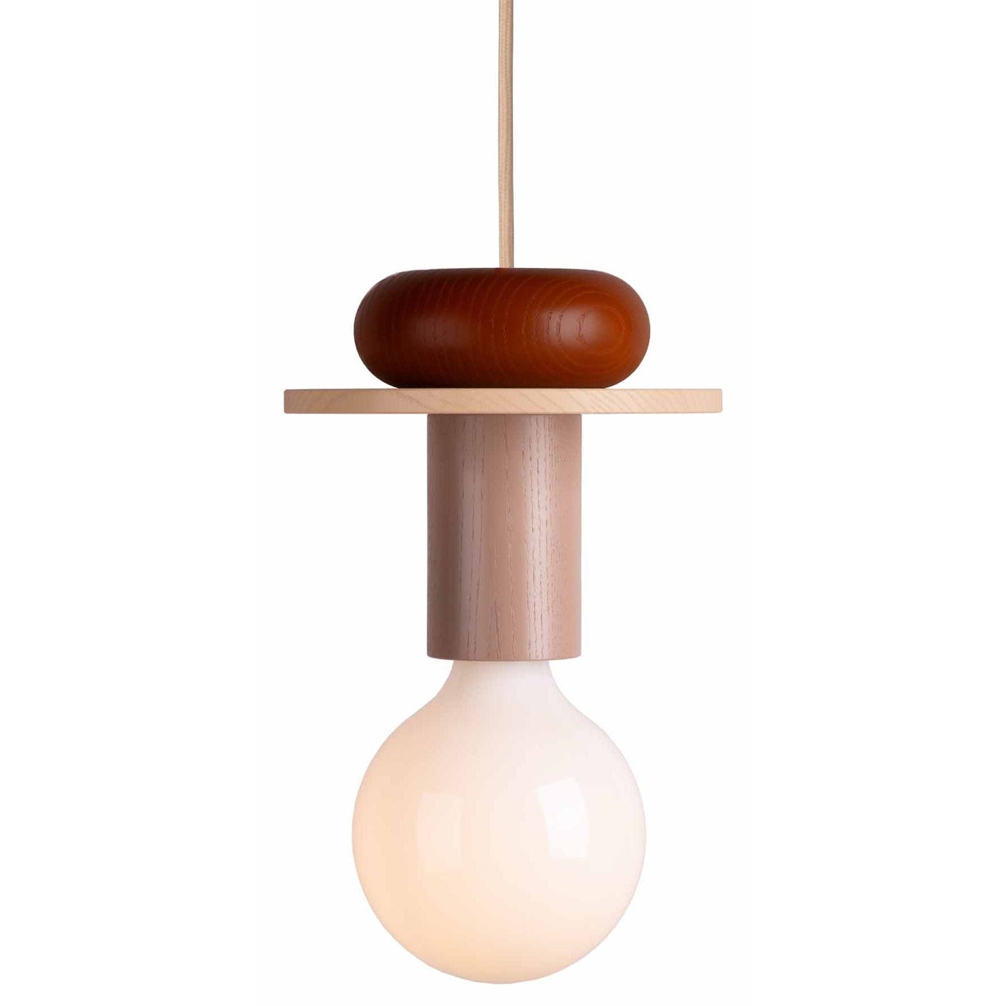 Vibrant Block Pendant Lamp - Colorful Wooden Design with Adjustable Cord for Modern Interiors 7