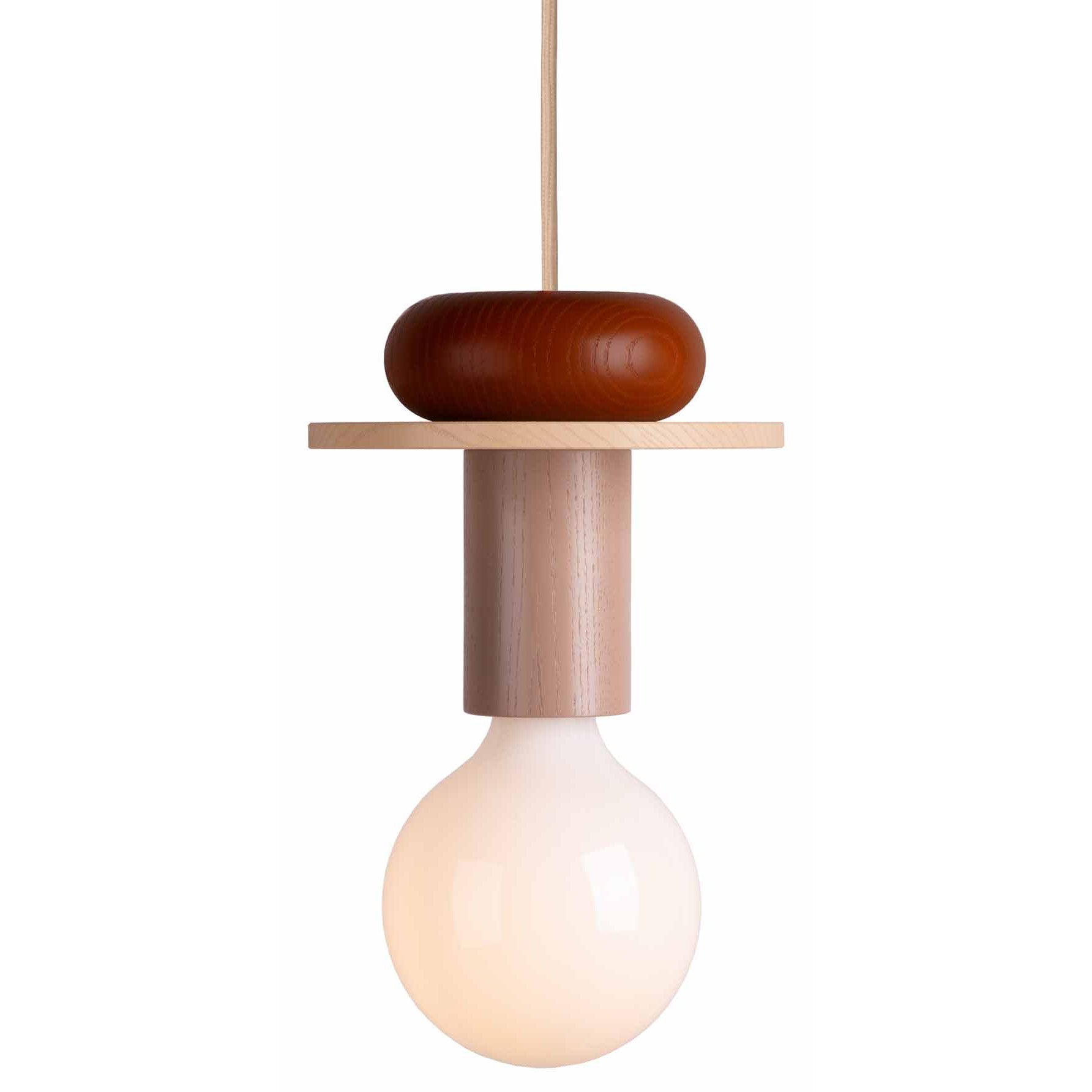 Vibrant Block Pendant Lamp - Colorful Wooden Design with Adjustable Cord for Modern Interiors 7
