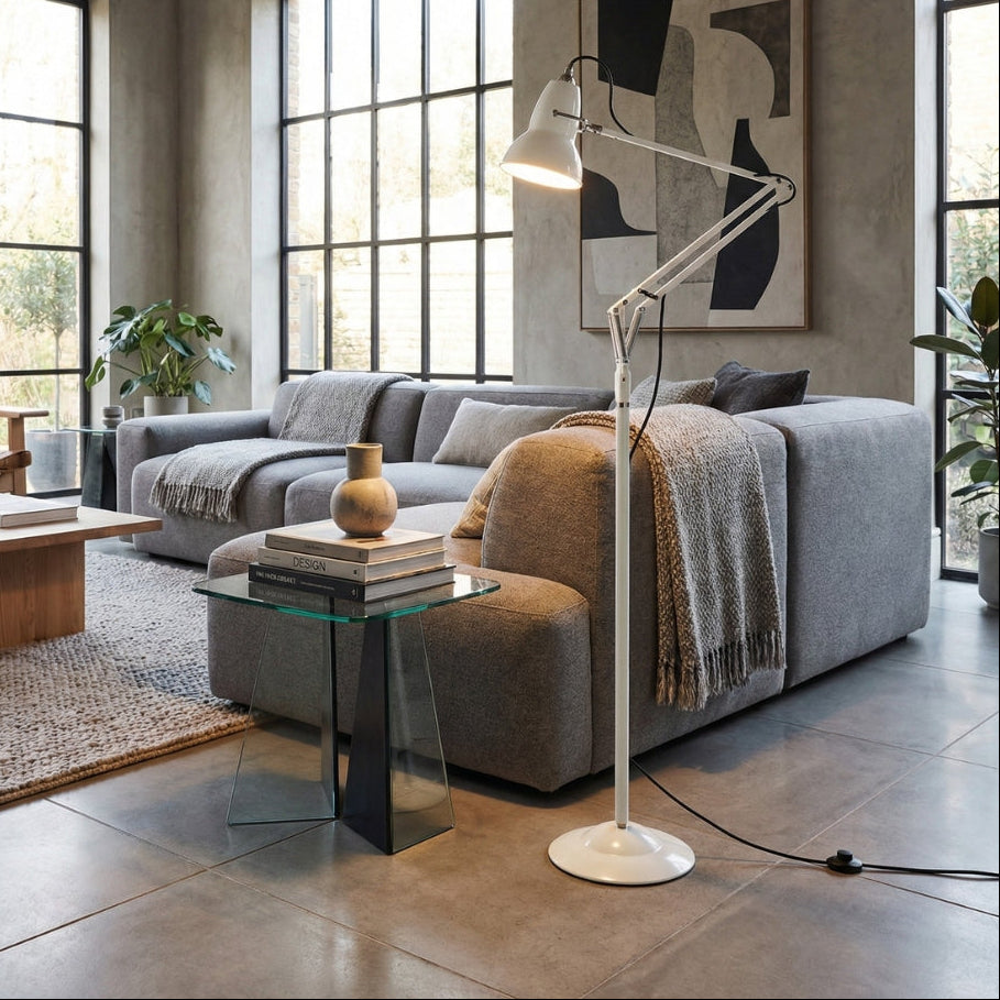 Industrial Adjustable Black Floor Lamp with Modern Design – Stylish Lighting Solution for Living Room 12