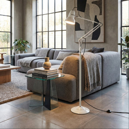 Industrial Adjustable Black Floor Lamp with Modern Design – Stylish Lighting Solution for Living Room 12