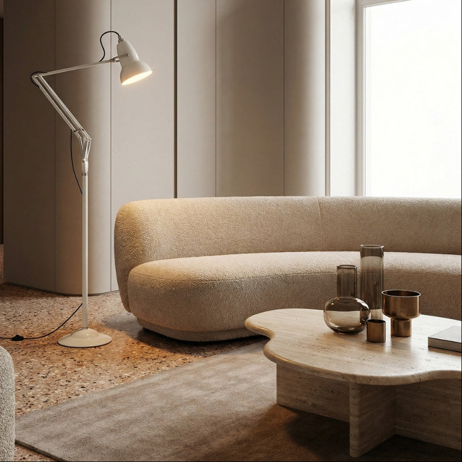 Industrial Adjustable Black Floor Lamp with Modern Design – Stylish Lighting Solution for Living Room 13