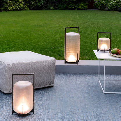 Lumos Waterproof LED Outdoor Lantern - Modern Solar Garden Light with High Light Transmittance 7