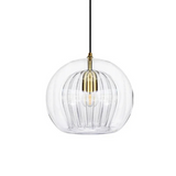 Modern Smoked Glass Pendant Light