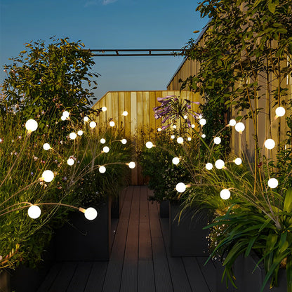Solar-Powered Firefly Garden Lights - Waterproof LED Lanterns for Romantic Outdoor Ambiance 3