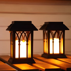 Lumos Solar Candlestick Lantern - Portable LED Light with Intelligent Sensor for Outdoor Ambiance 1