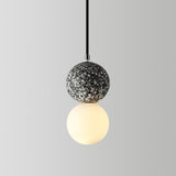 Aurora LED Pendant Light - Modern Black and White Glass Design for Dining and Kitchen 9