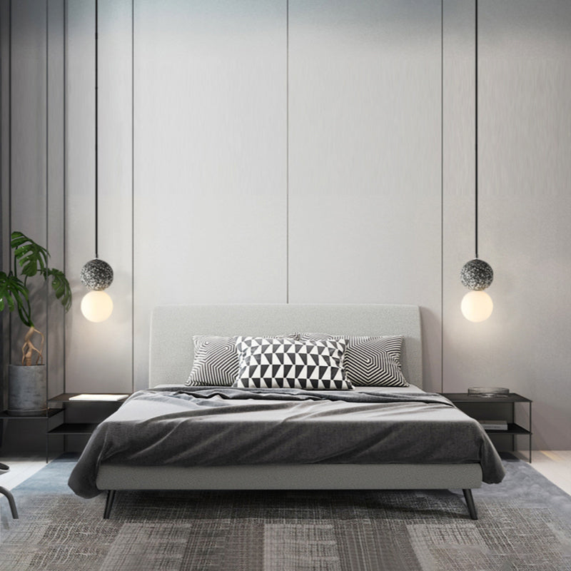 Aurora LED Pendant Light - Modern Black and White Glass Design for Dining and Kitchen 3