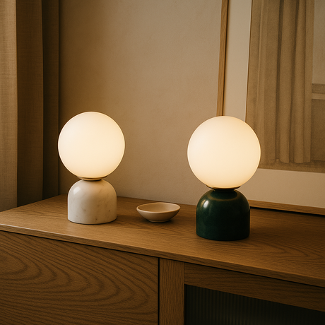 Modern Marble Globe Table Lamp