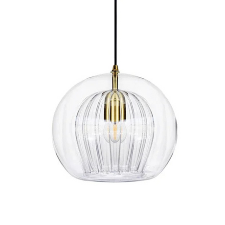 Modern Smoked Glass Pendant Light