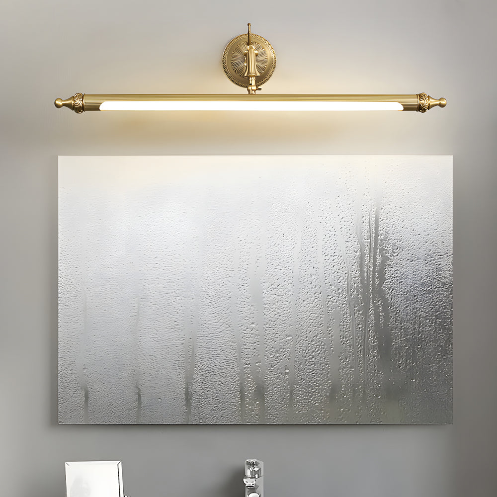 Brushed Gold Bathroom Vanity Light Bar - Adjustable LED with 3 Color Temperatures for Stylish Illumination 4