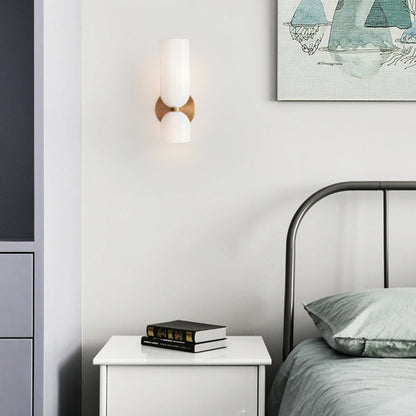 Elegance Double-Head Glass Wall Lamp - Modern LED Sconce for Cozy Lighting 9