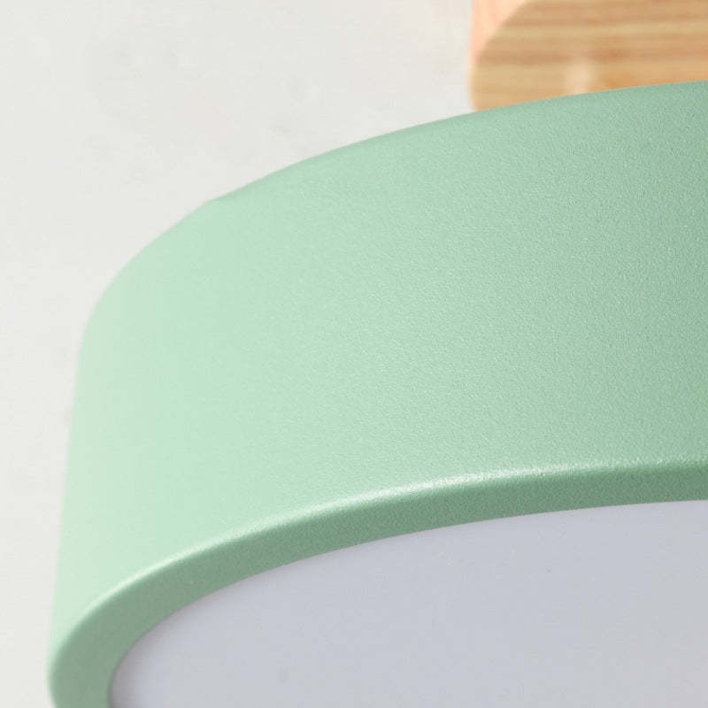 Alaric Modern LED Ceiling Lamp - Stylish Wood & Acrylic Design for Cozy Lighting 17