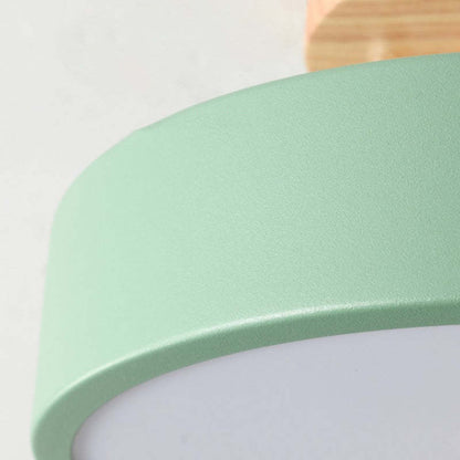 Alaric Modern LED Ceiling Lamp - Stylish Wood & Acrylic Design for Cozy Lighting 17