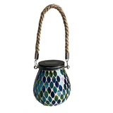 Vibrant Solar Glass Mosaic Cup Lamp - Colorful Landscape Lighting for Outdoor Ambiance 16