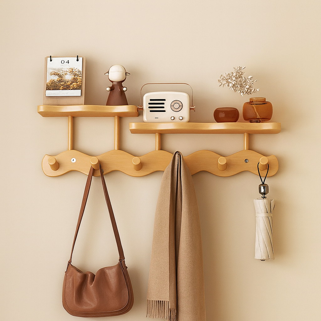 Hinora Wall Mounted Shelf Rack