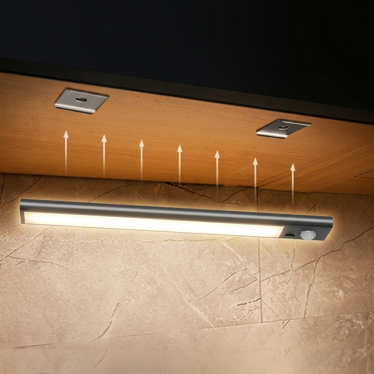 Ultra-Slim Under Cabinet Light with Motion Sensor & Adjustable Color – Versatile LED Lighting for Kitchen Cabinets 8