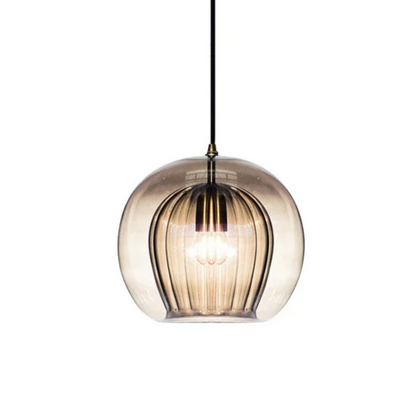 Zenelle Smoked Glass Light Pendant