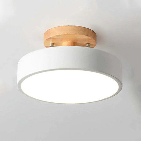 Alaric Modern LED Ceiling Lamp - Stylish Wood & Acrylic Design for Cozy Lighting 2