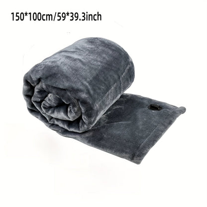 Zemra 12V Heated Car Blanket - Soft Flannel with Overheat Protection for Warmth on the Go 7