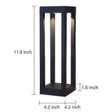 7W Broader LED 4 - Beam Lighting Waterproof Hardwired Landscape Pathway Lights for Garden
