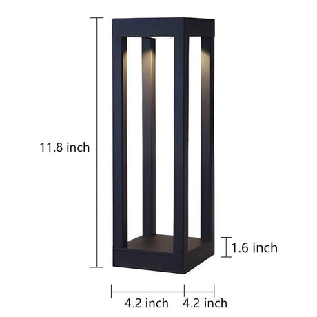 7W Broader LED 4 - Beam Lighting Waterproof Hardwired Landscape Pathway Lights for Garden