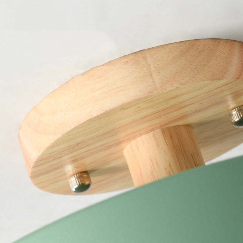 Alaric Modern LED Ceiling Lamp - Stylish Wood & Acrylic Design for Cozy Lighting 16