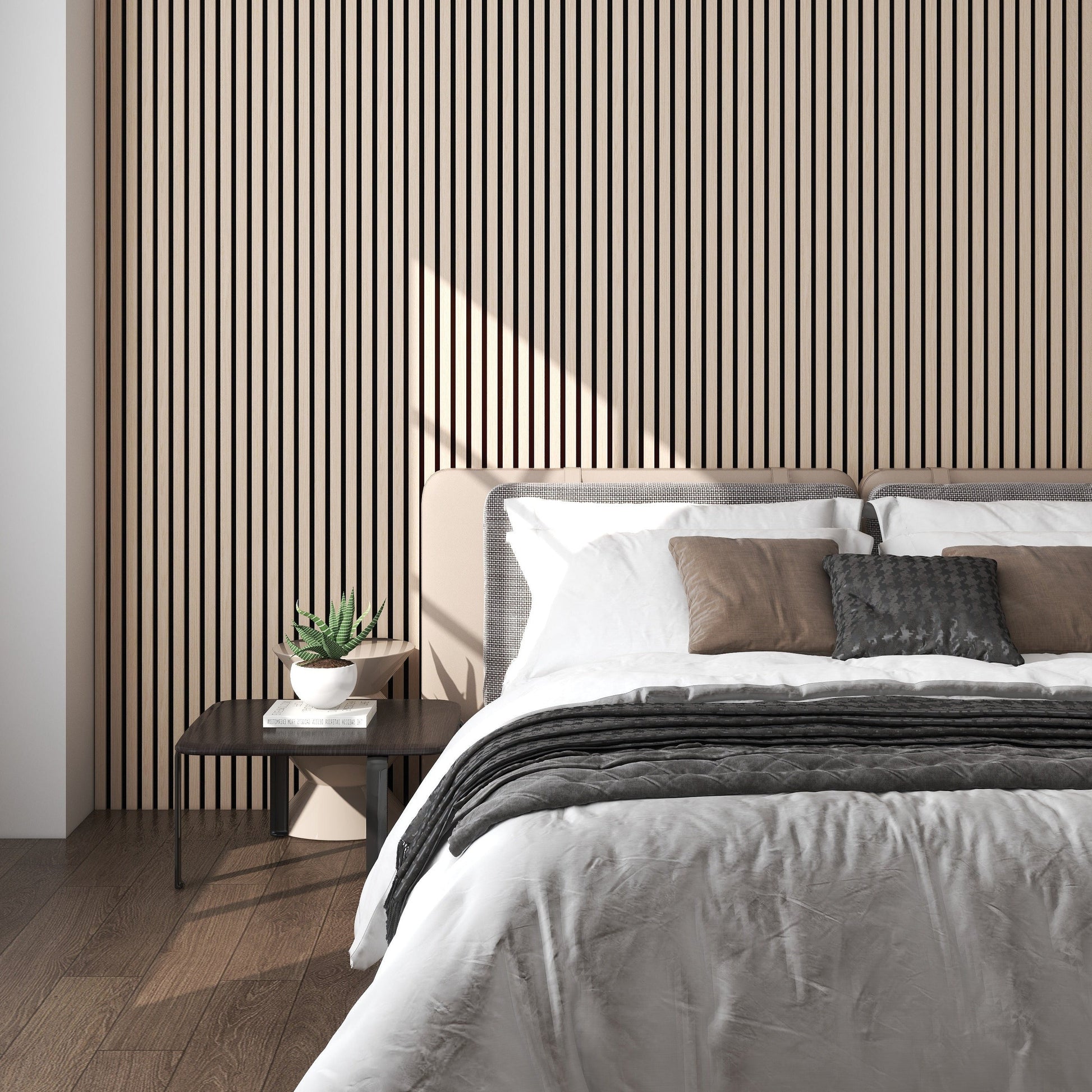 Acoustic Wood Slat Wall Panel - Premium Sound Absorption with Modern Design for Stylish Interiors 8