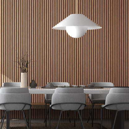Acoustic Wood Slat Wall Panel - Premium Sound Absorption with Modern Design for Stylish Interiors 9