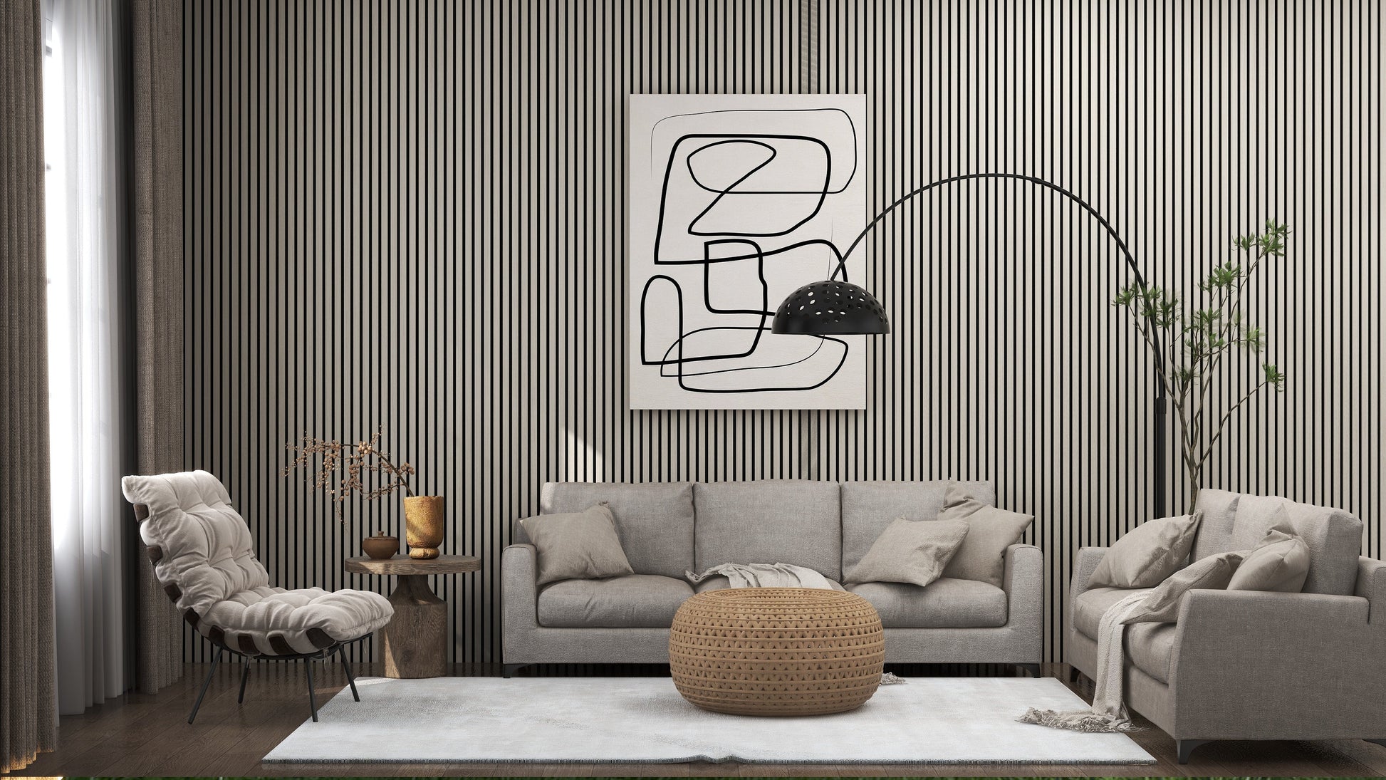 Acoustic Wood Slat Wall Panel - Premium Sound Absorption with Modern Design for Stylish Interiors 10