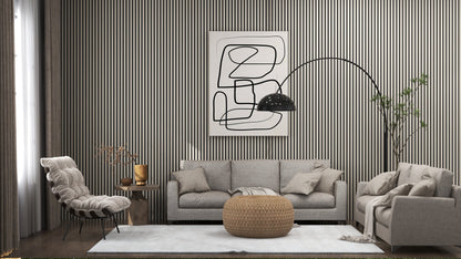 Acoustic Wood Slat Wall Panel - Premium Sound Absorption with Modern Design for Stylish Interiors 10