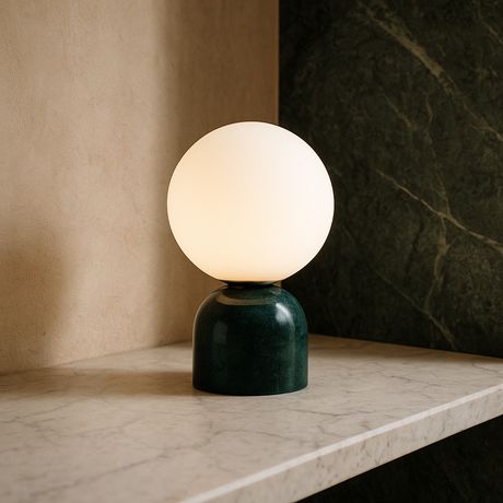 Modern Marble Globe Table Lamp