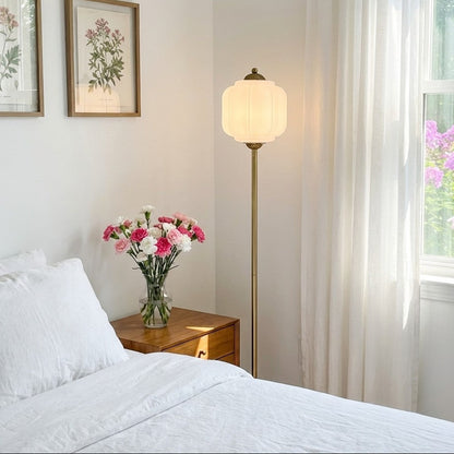 Eloise Collection | Floor Lamp with Unique Retro Glass Design - Stylish Lighting for Living Rooms 66