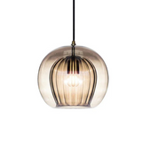 Modern Smoked Glass Pendant Light