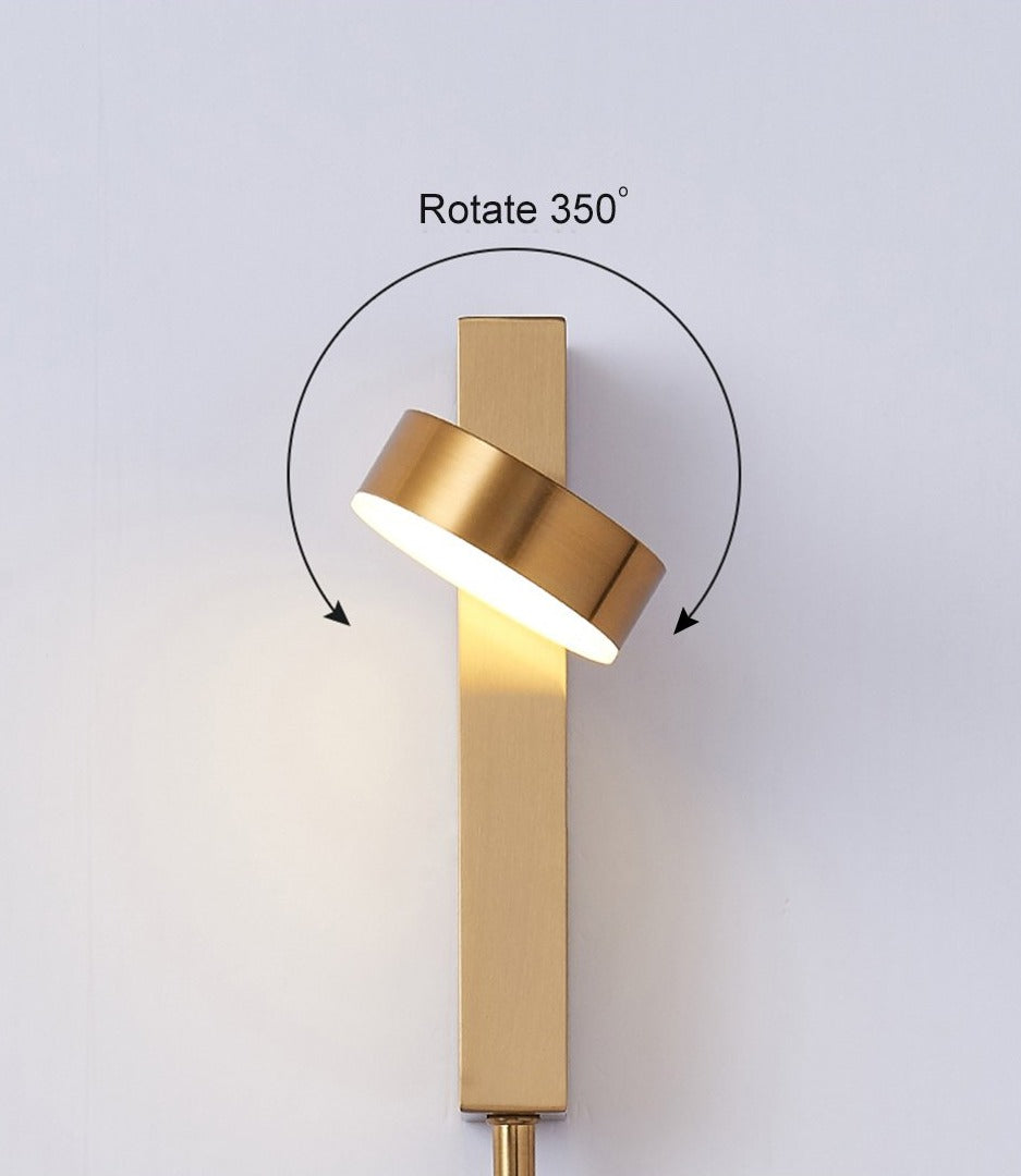 Celine Modern Wall Lamp - Dimmable LED Wall Light with 360-Degree Rotation for Elegant Home Decor 12