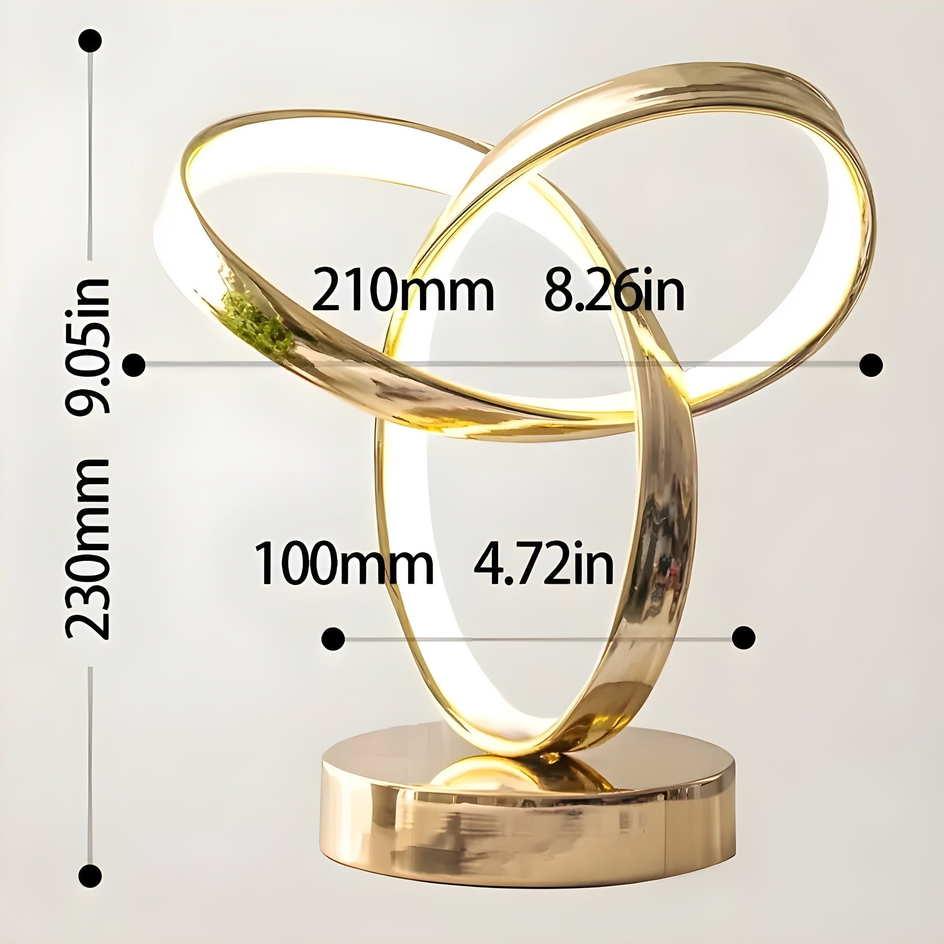 Ignis | Ring-Shaped Reading Lamp with Adjustable Warm Lighting – Stylish Design for Modern Spaces 6