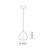 Zemras Cream-Colored Pendant Lamp - Rustic Glass Design for Elegant Lighting 11