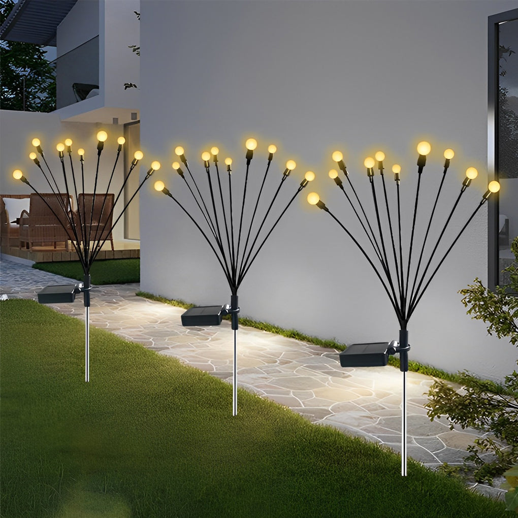 Solar-Powered Firefly Garden Lights - Waterproof LED Lanterns for Romantic Outdoor Ambiance 7