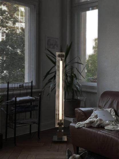 Modern Floor Lamp – Minimalist Glass Design with Integrated LED – Stylish Lighting for Living Room Spaces 12