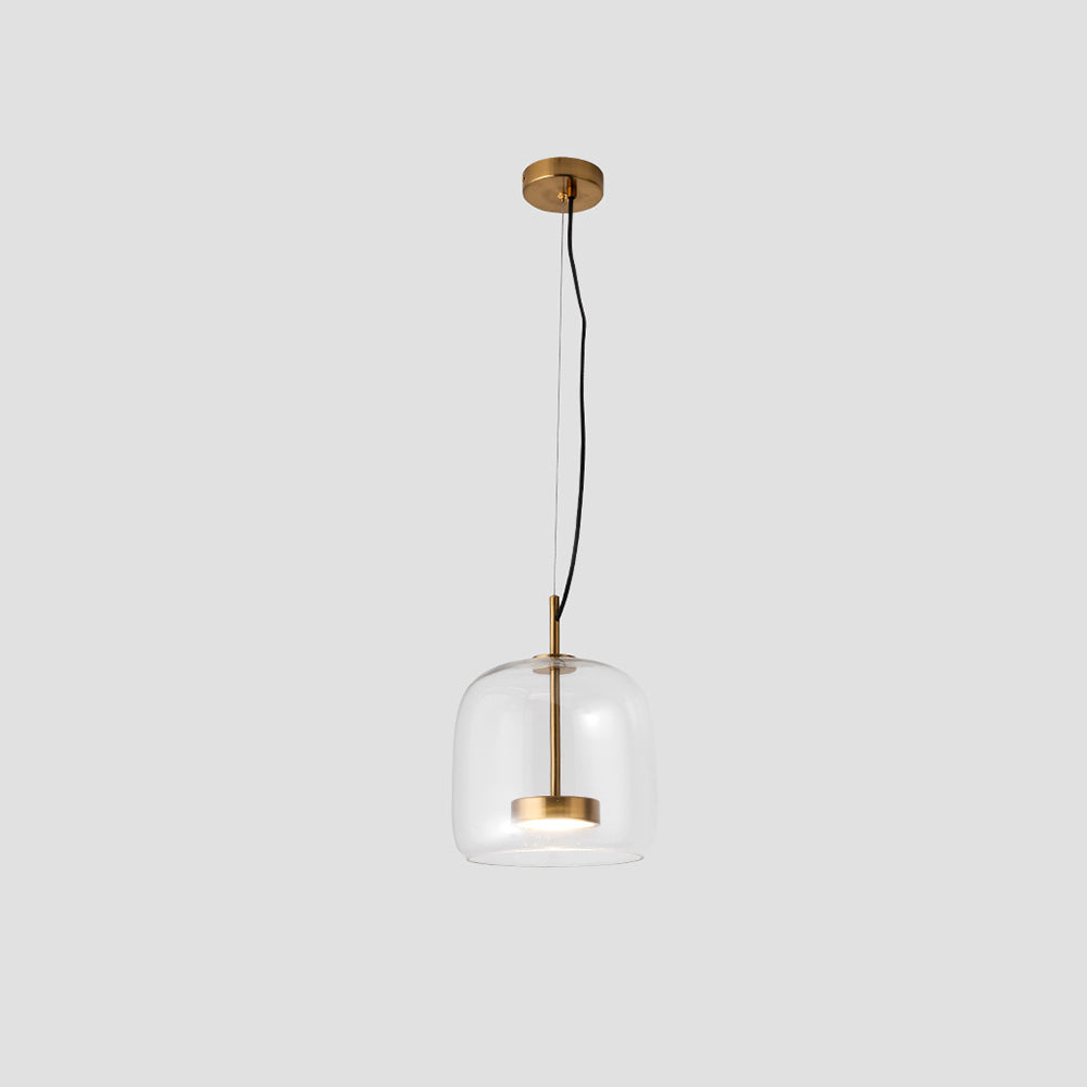 AmberGlow Vintage LED Pendant Light - Retro Design with Energy-Efficient Lighting for Cozy Ambiance 1